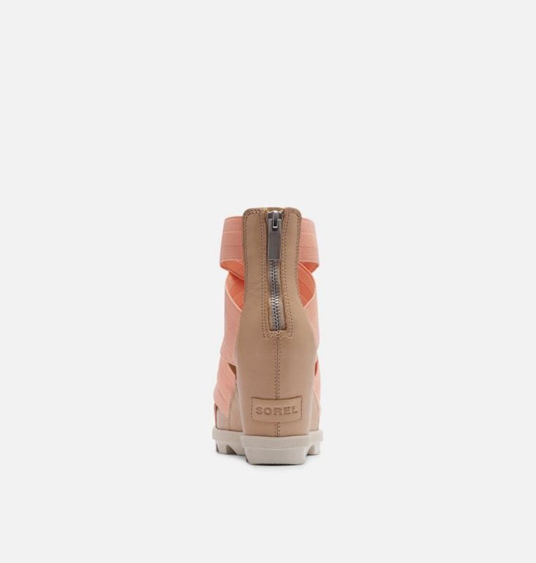 Sorel Dam Sandaler Beige/Brun - Joanie™ Ii Strap Wedge - ATQ-605394